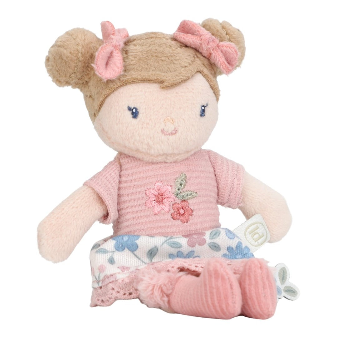 Kuschelpuppe Rosa 10 cm | Little Dutch