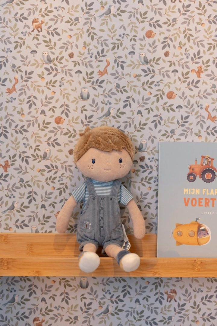 Kuschelpuppe Jim 10 cm | Little Dutch