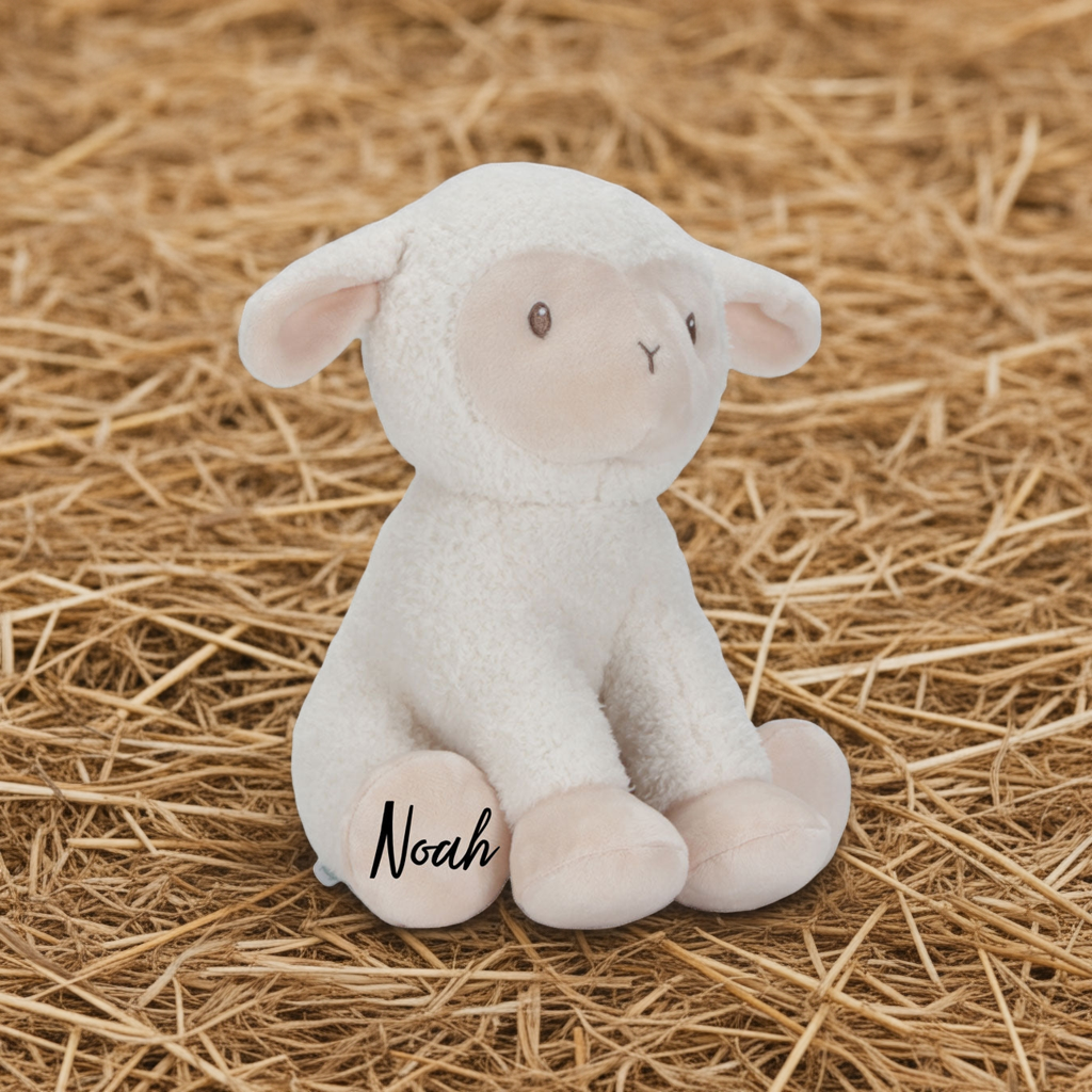 TOP DEAL - Kuscheltier Schaf 25cm Little Farm | Little Dutch
