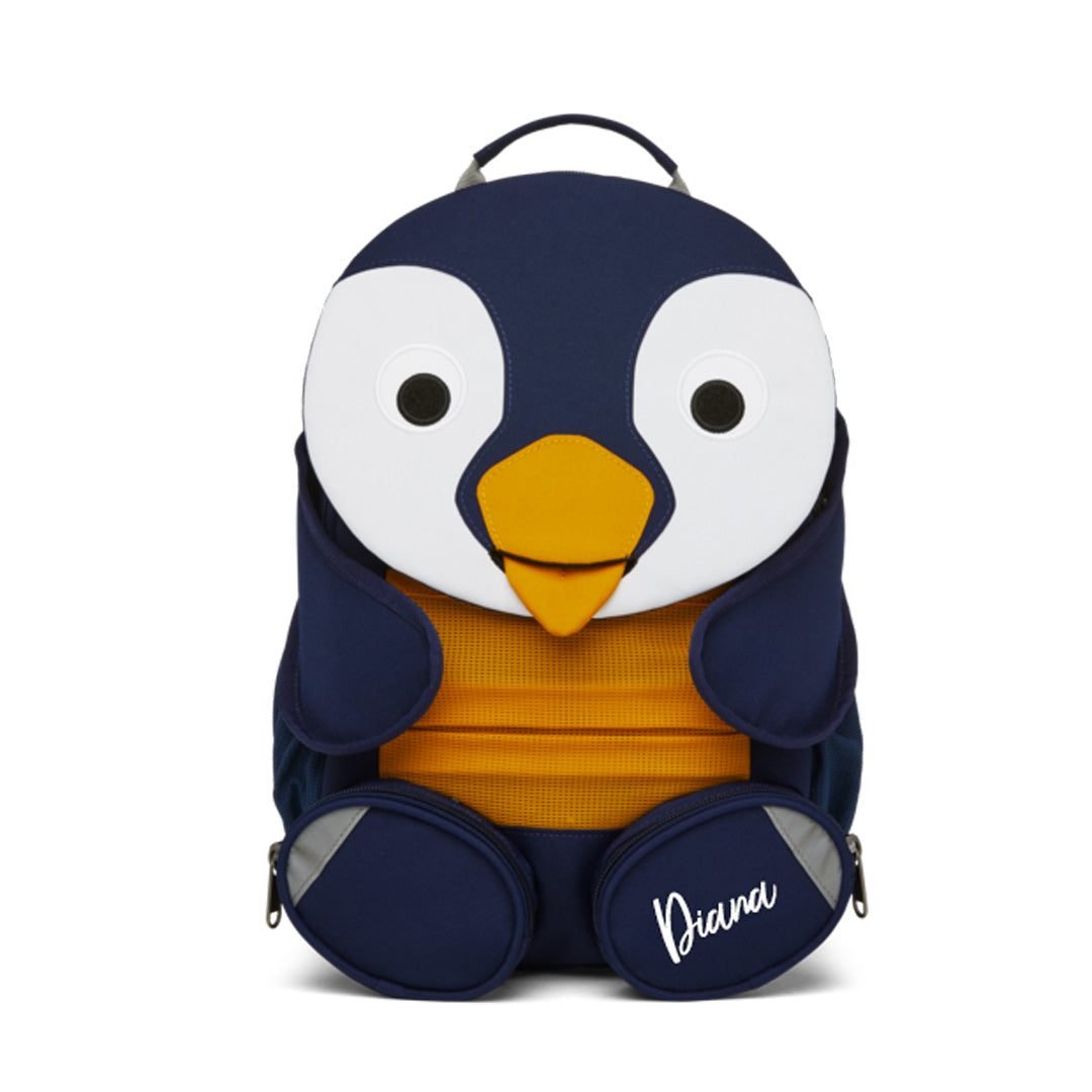 Affenzahn Kinderrucksack Pinguin blau