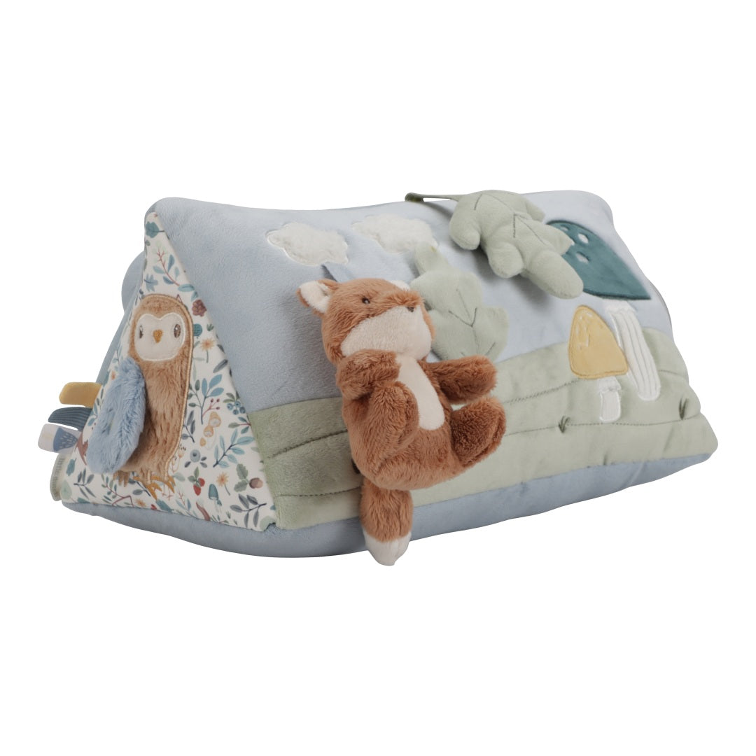 Coussin de motricité Triangle d'activités Amis de la forêt | Little Dutch