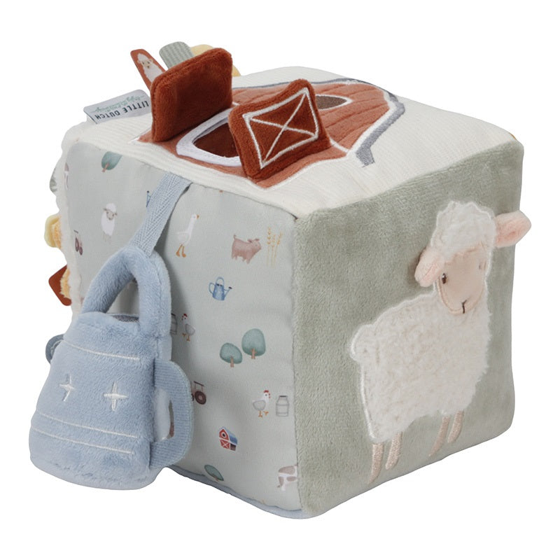 Activity Cube Soft Little Farm | Little Dutch