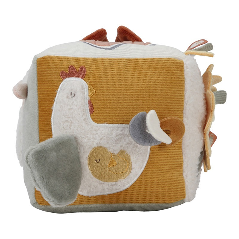Activity Cube Soft Little Farm | Little Dutch
