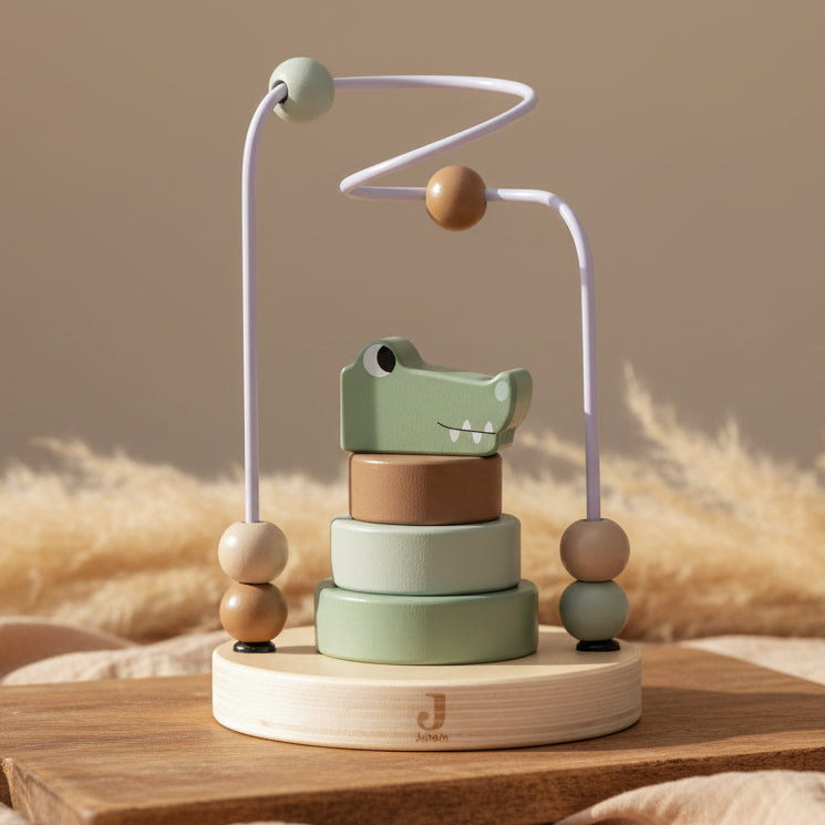 Aktivitätsspirale aus Holz Croco | Jollein