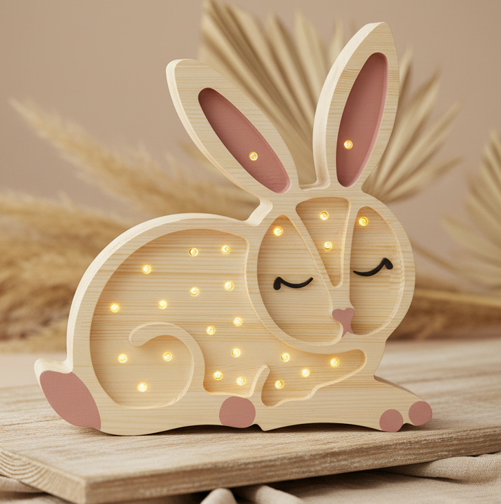 Lampe Hase Holz | Little Lights