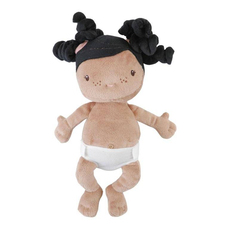 Poupée en peluche Baby Evi avec coffret de soins Fleurs et Papillons | Little Dutch
