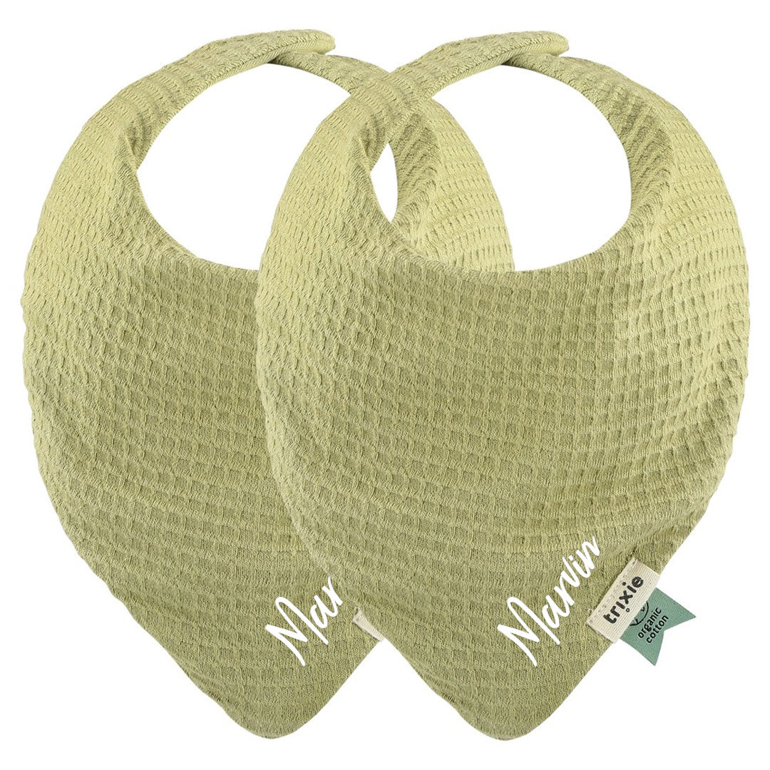 Bandana Lätzchen 2-pack mix - Cocoon Lemongrass | Trixie