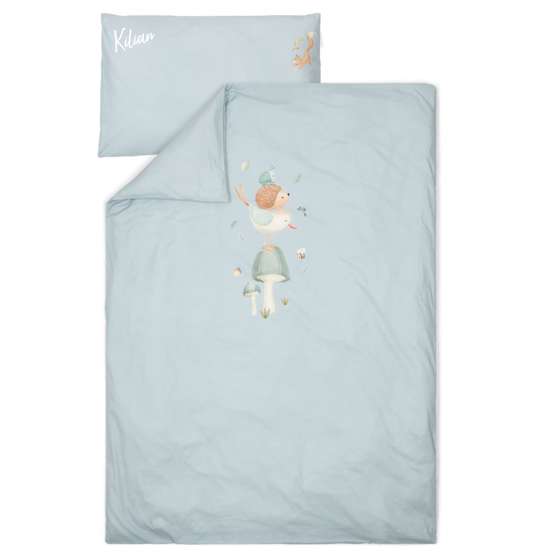 Kinderdekbedovertrek denimblauw | Little Dutch