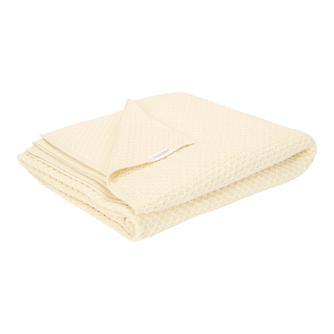 Baby Decke gestrickt Pure Soft White | Little Dutch