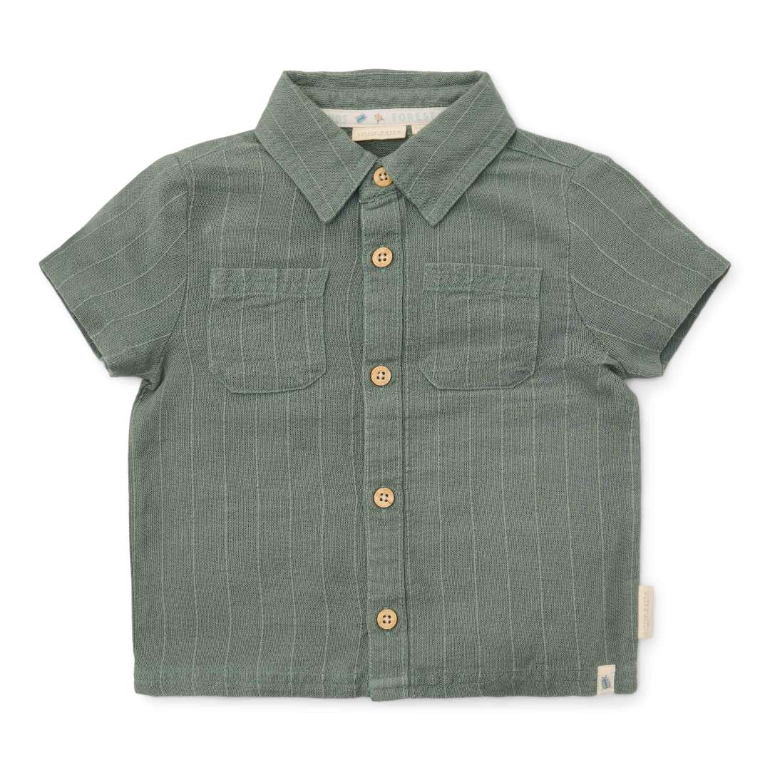 Bluse kurzarm Forest Green | Little Dutch
