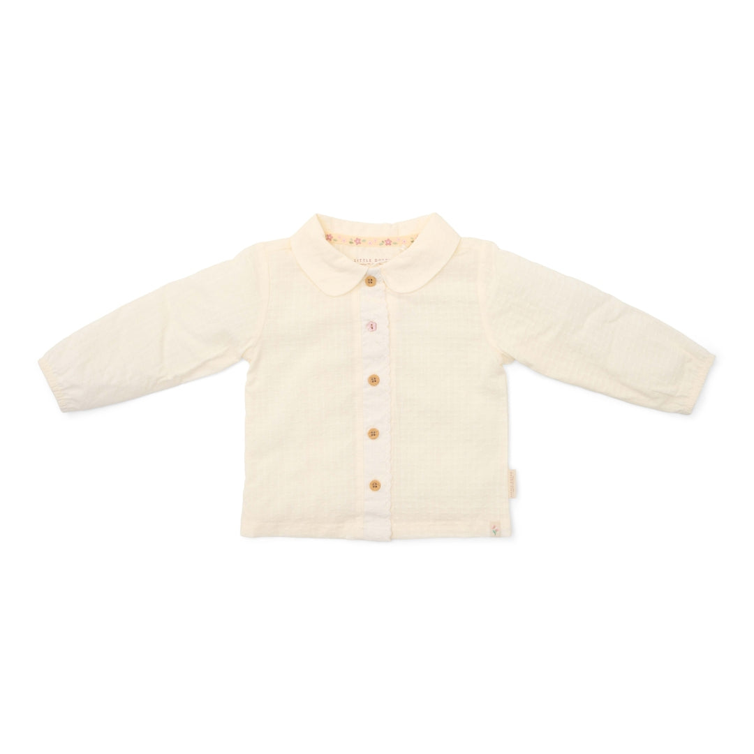 Bluse langarm Creme | Little Dutch