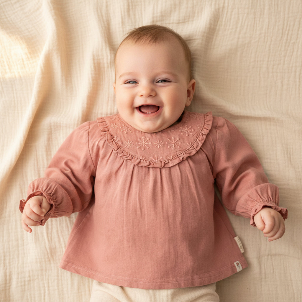 Bluse Warm Rose - Little Farm | Little Dutch