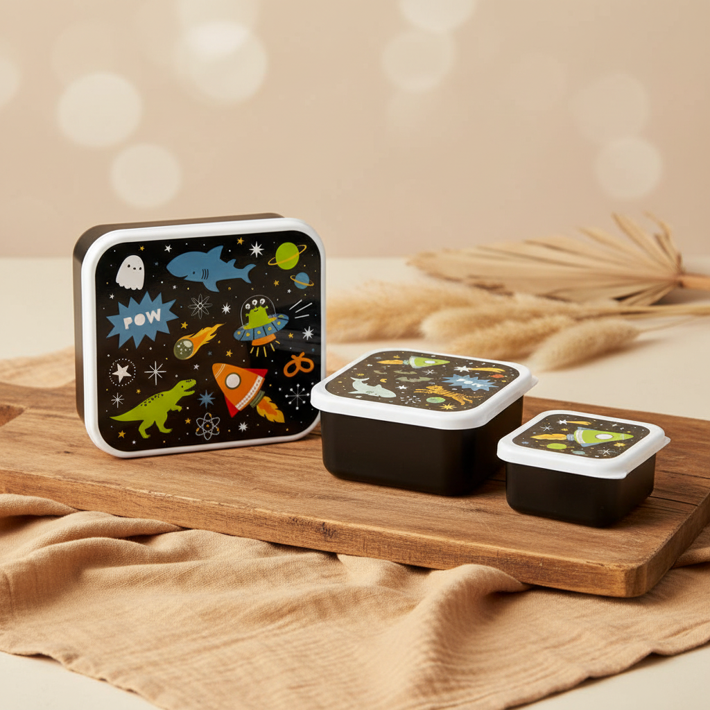 Brotdosen 4er Set - Galaxy | A Little Lovely Company