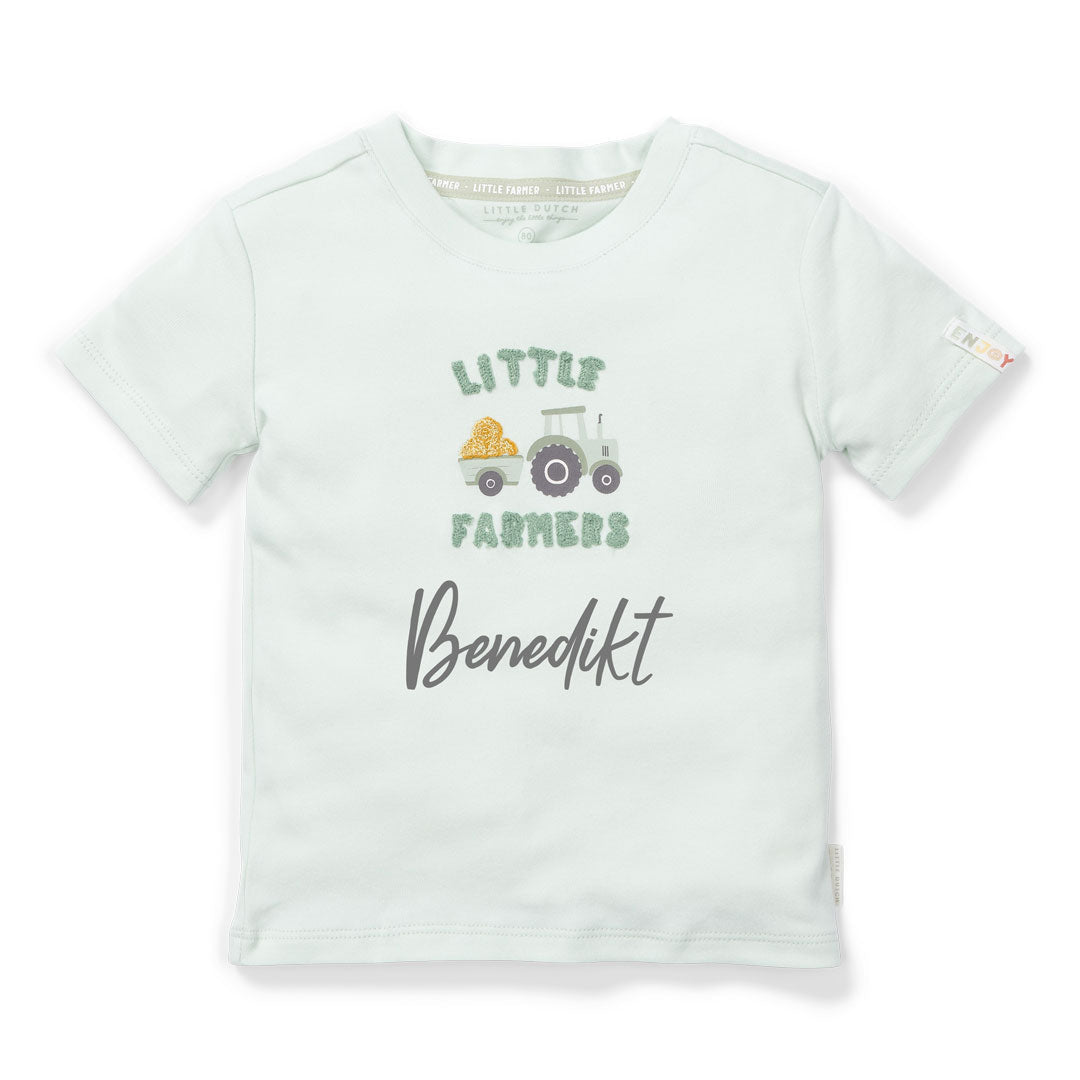 T-Shirt kurzarm Farm Green | Little Dutch