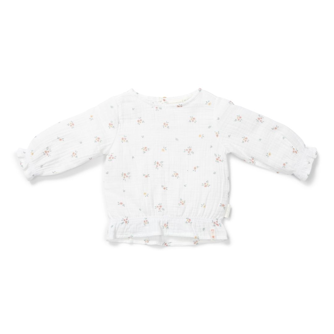 Bluse langarm White Meadows | Little Dutch