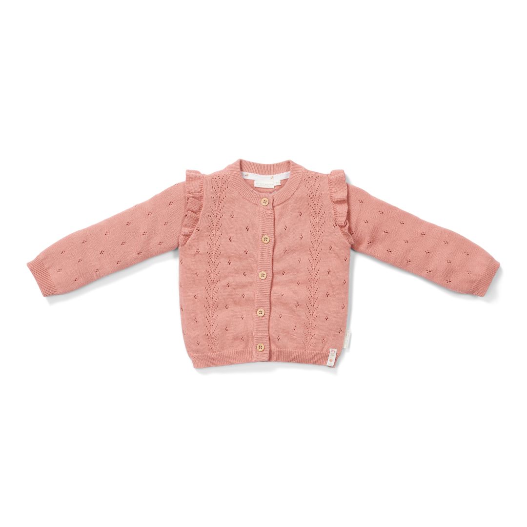 Strickjacke Rose Pink | Little Dutch