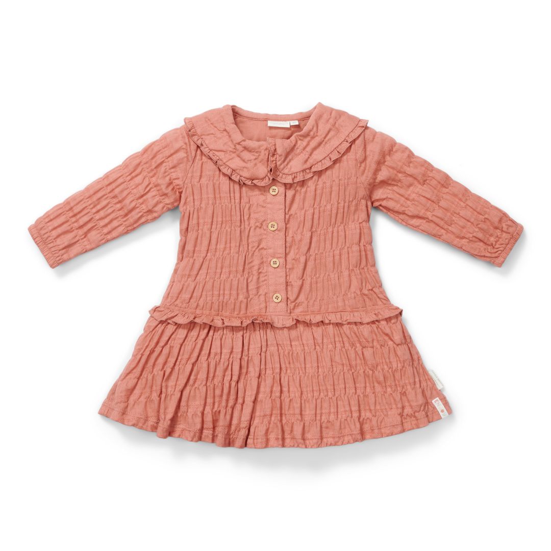 Kleid langarm Rose Pink | Little Dutch