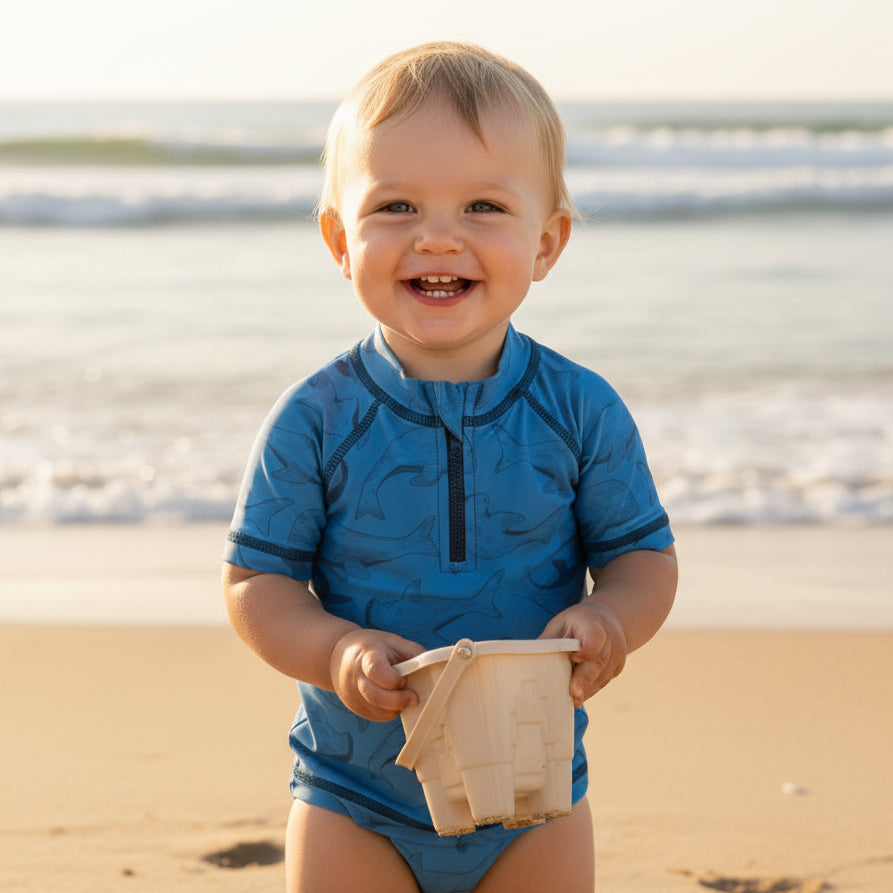 Sea Life zwemshirt met korte mouwen | Little Dutch