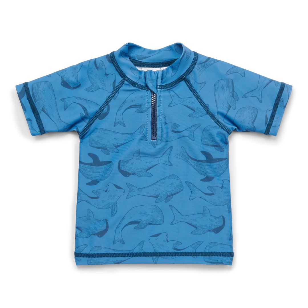 Sea Life zwemshirt met korte mouwen | Little Dutch