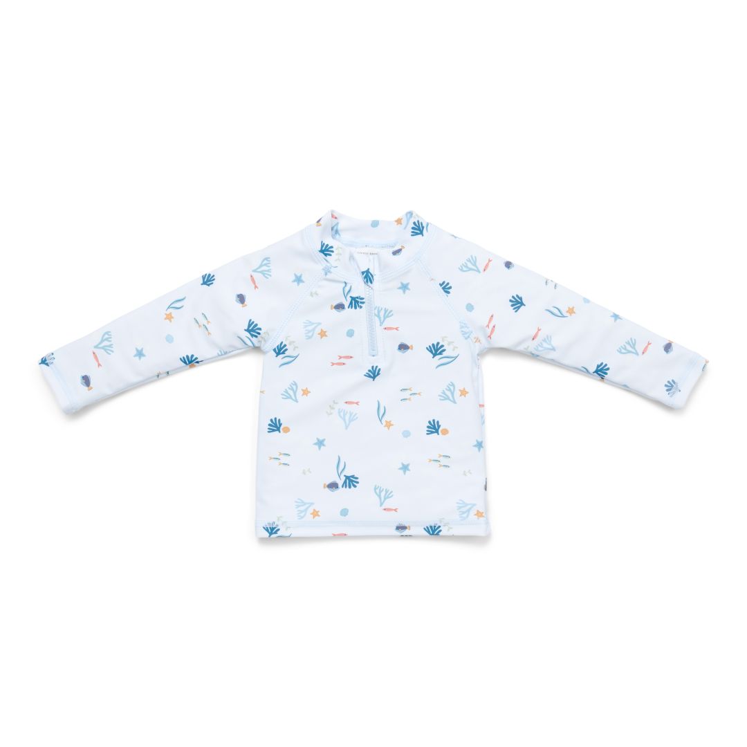 Bade-T-Shirt langarm Ocean Treasures | Little Dutch