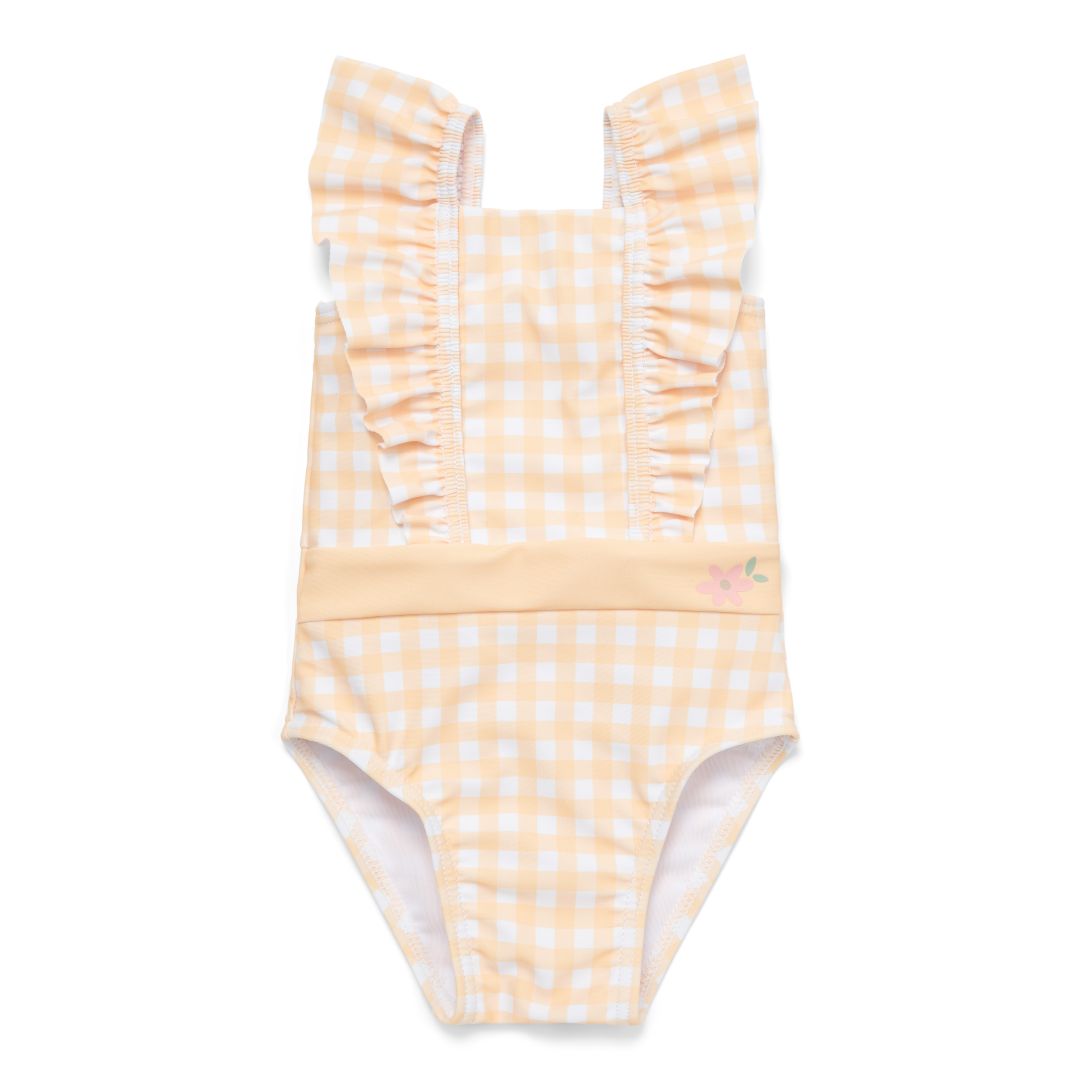 Badeanzug Volants Sunshine Checks | Little Dutch
