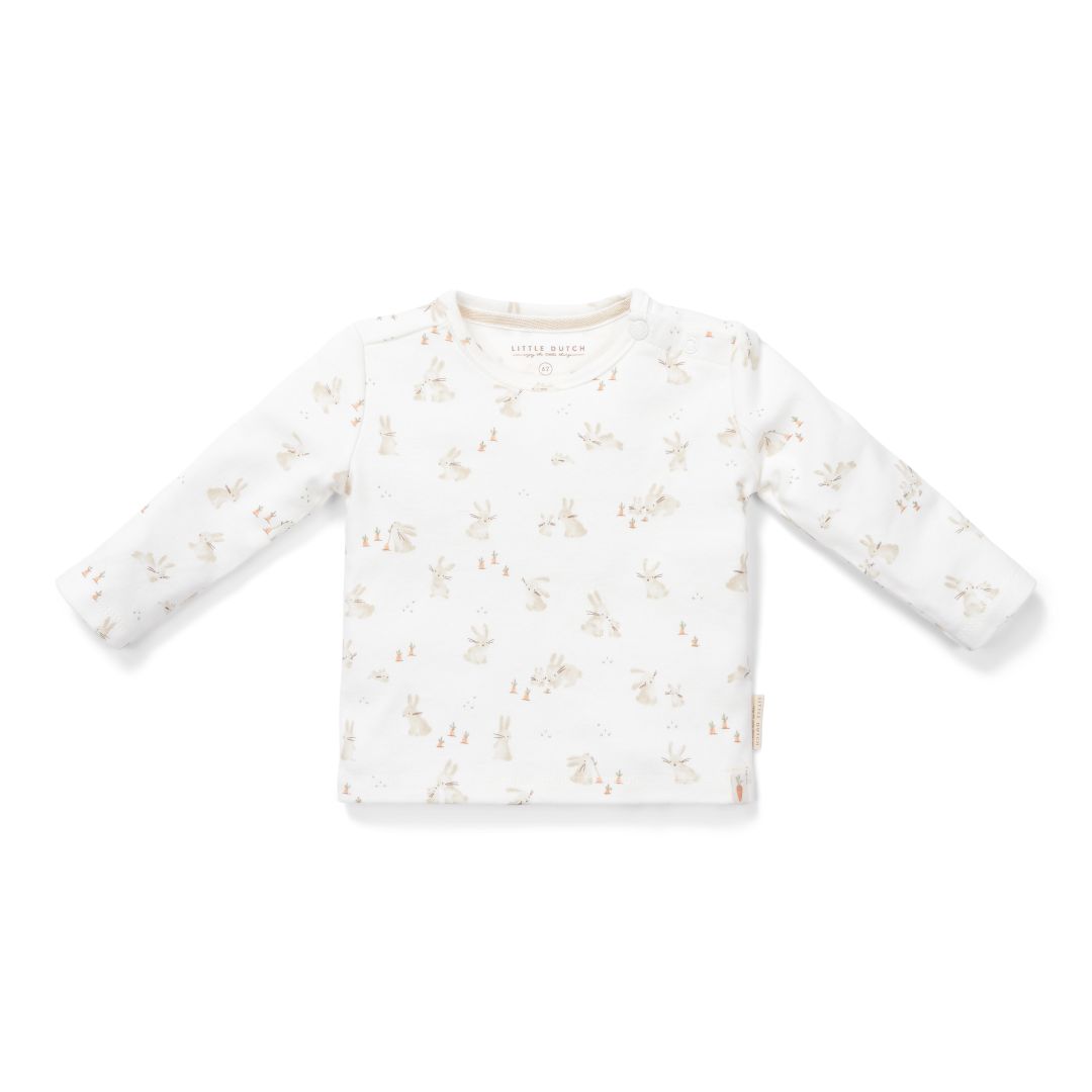 T-shirt langarm Baby Bunny | Little Dutch