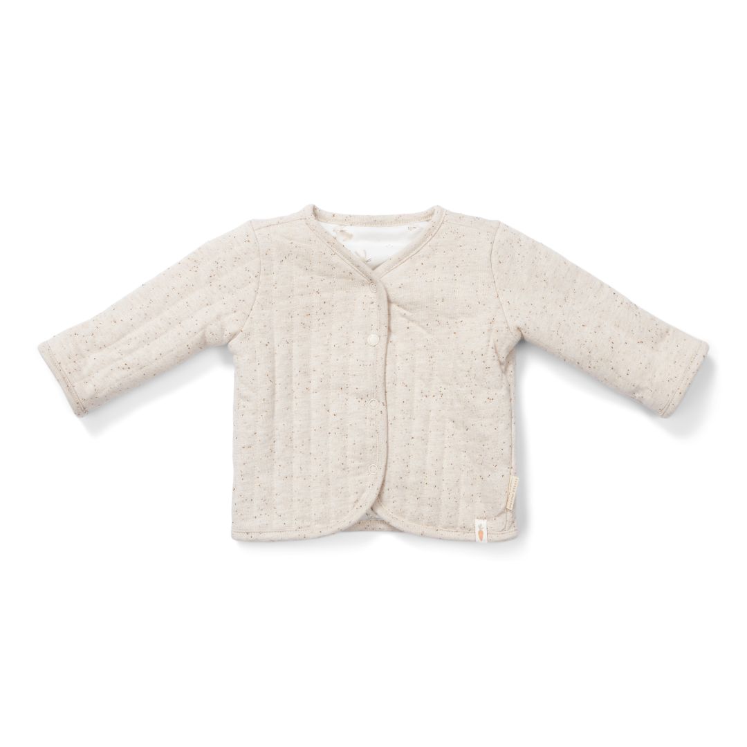 Reversible jacket Baby Bunny/Nappy Sand | Little Dutch