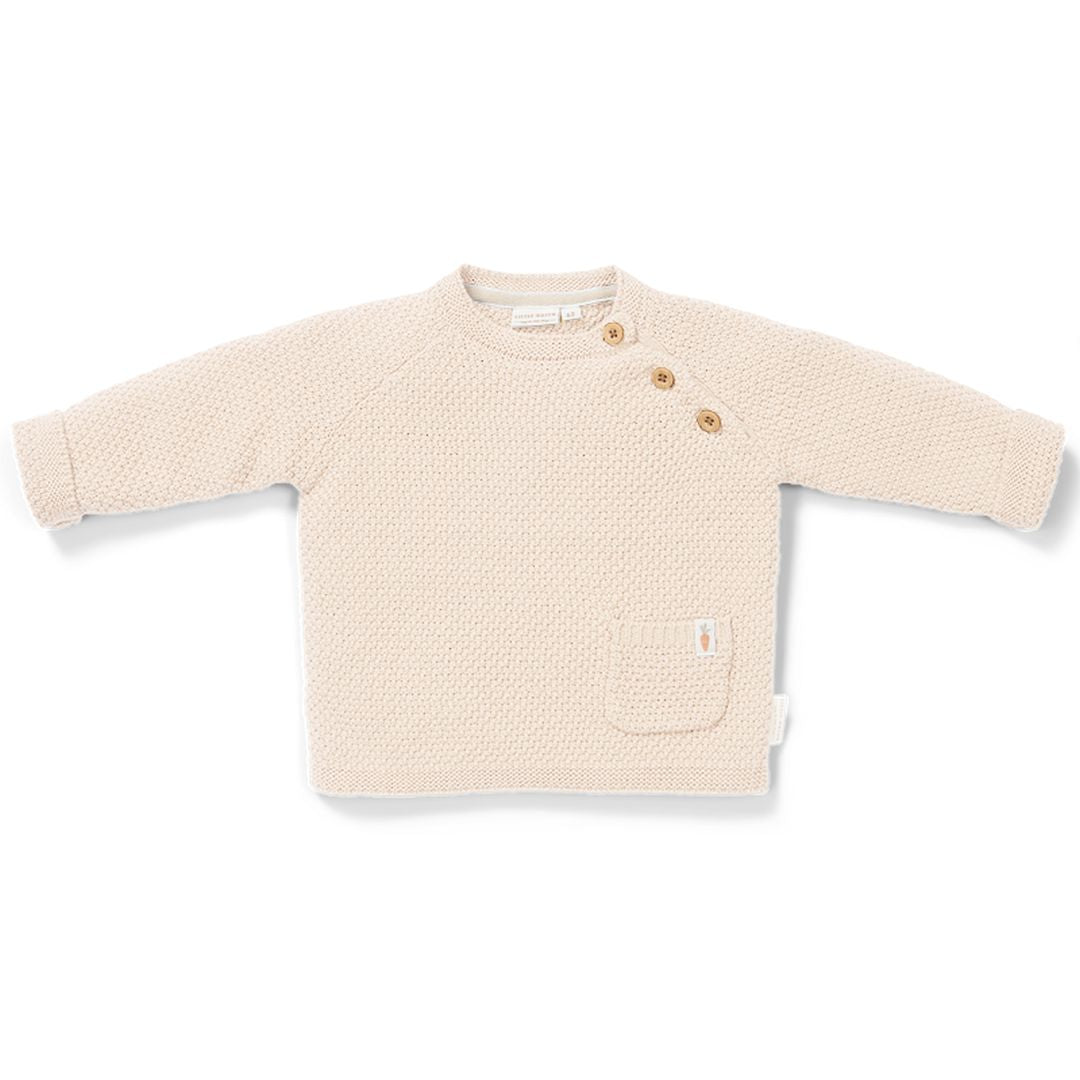 Gestrickter Pullover Sand | Little Dutch