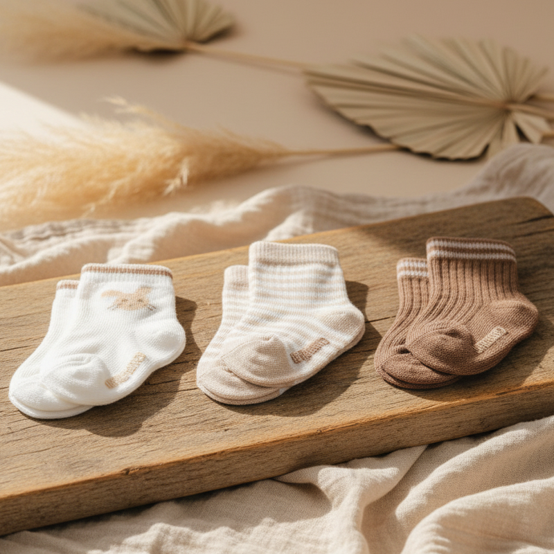 Lot de 4 paires de chaussettes pour bébé Baby Bunny | Little Dutch