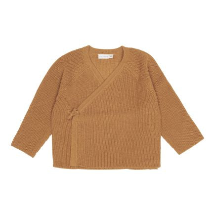 Essential Almond Wrap Cardigan | Little Dutch