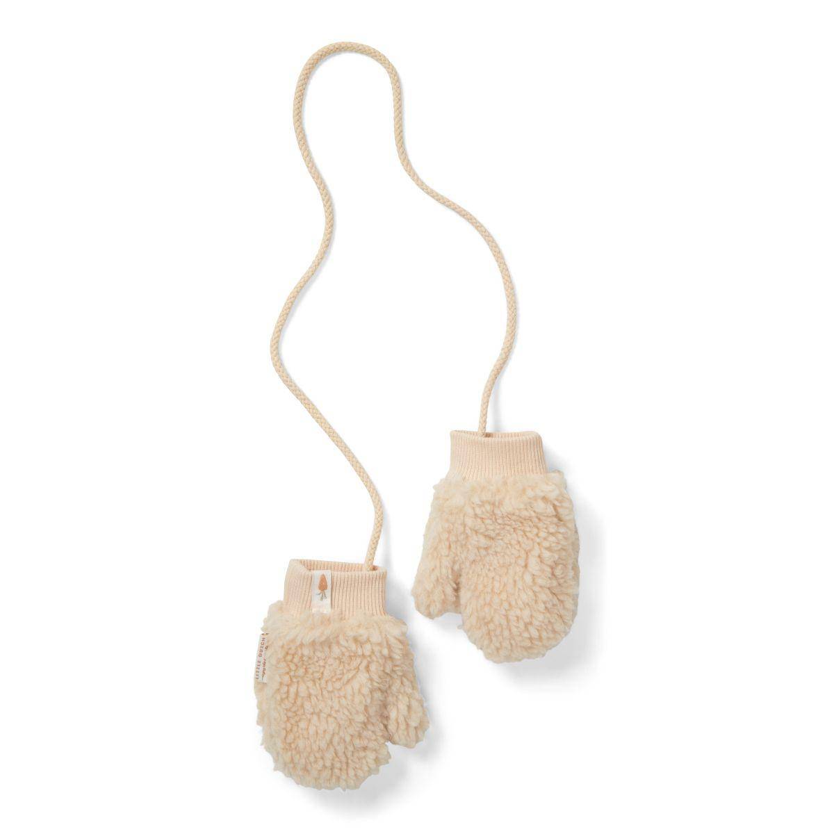 Teddy-Fäustlinge, Sand | Little Dutch