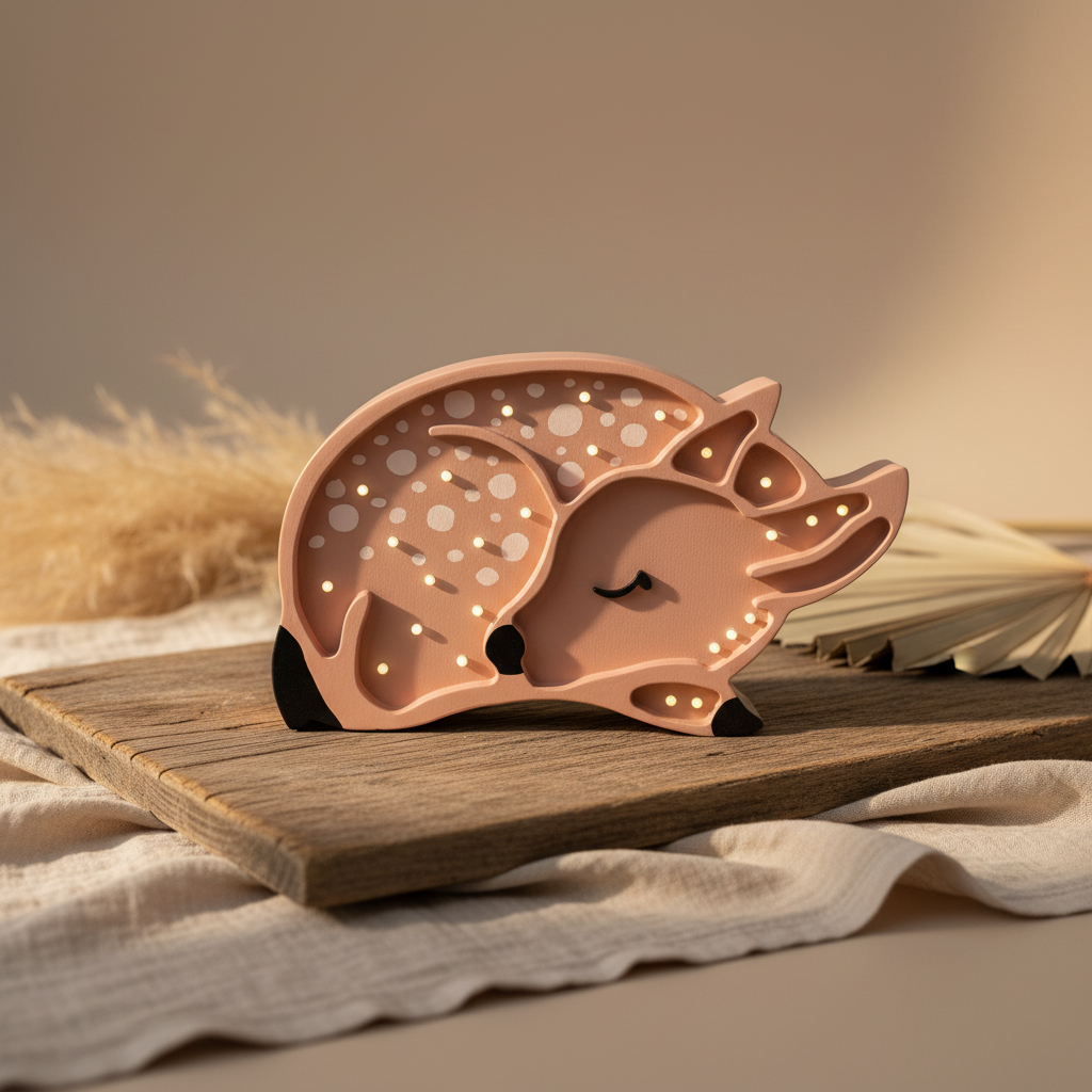 Lampe Reh, Wald hell-braun | Little Lights