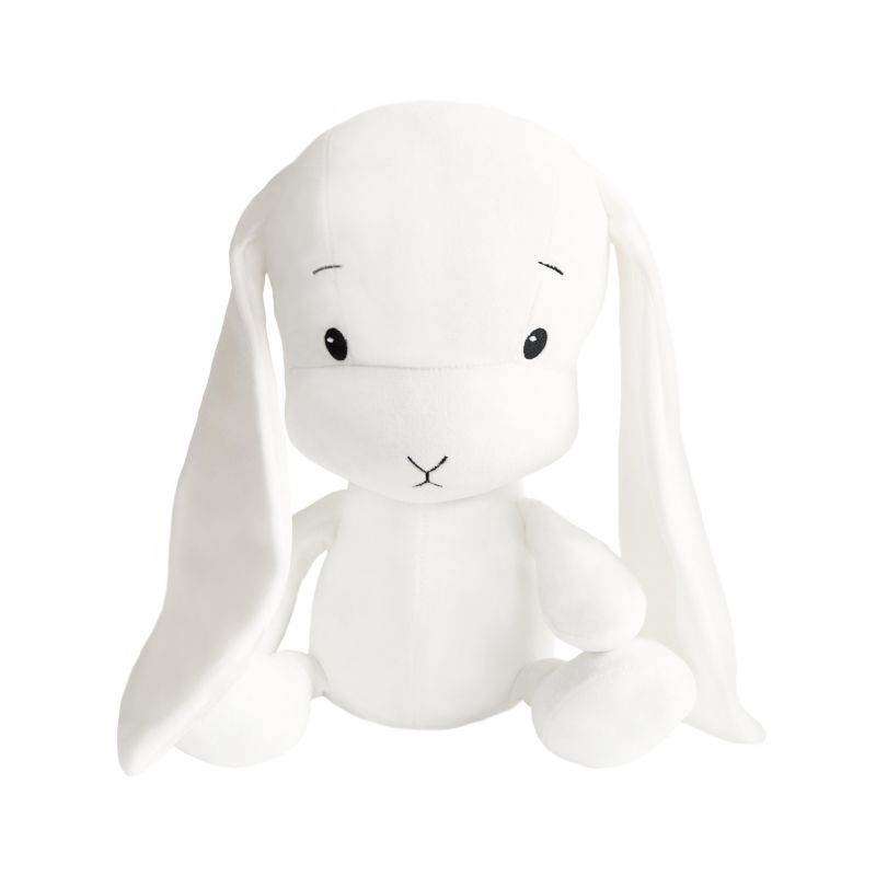 Kuscheltier Hase 35 cm, weiß / Ohren weiß | Effiki