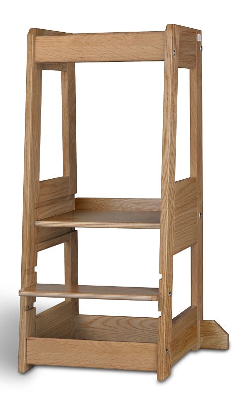 Learning tower Felix - Learning Tower - Wood oak | Tissi® by Schmatzepuffer® "personalized"