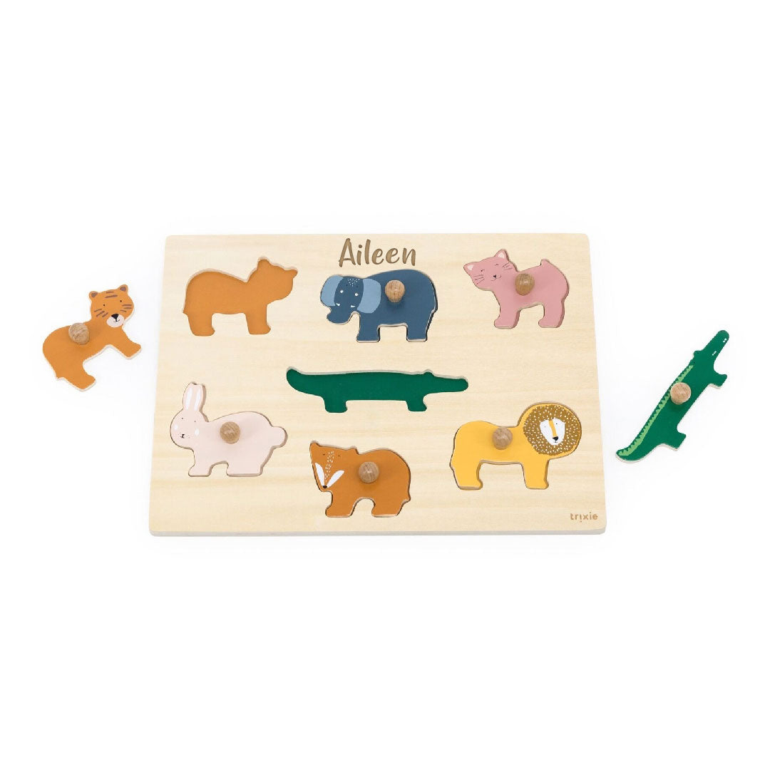 Houten dierenpuzzel, 7 stukjes | Trixie