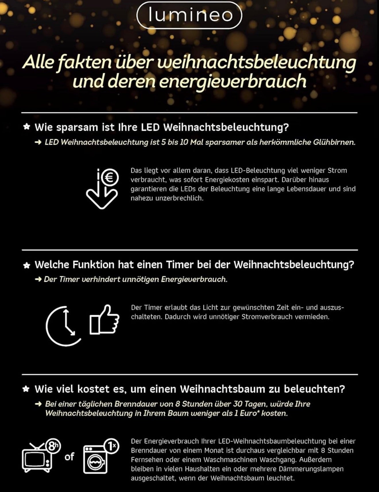 Decorative LED Micro String Lights for Christmas Tree 180cm White | lumineo