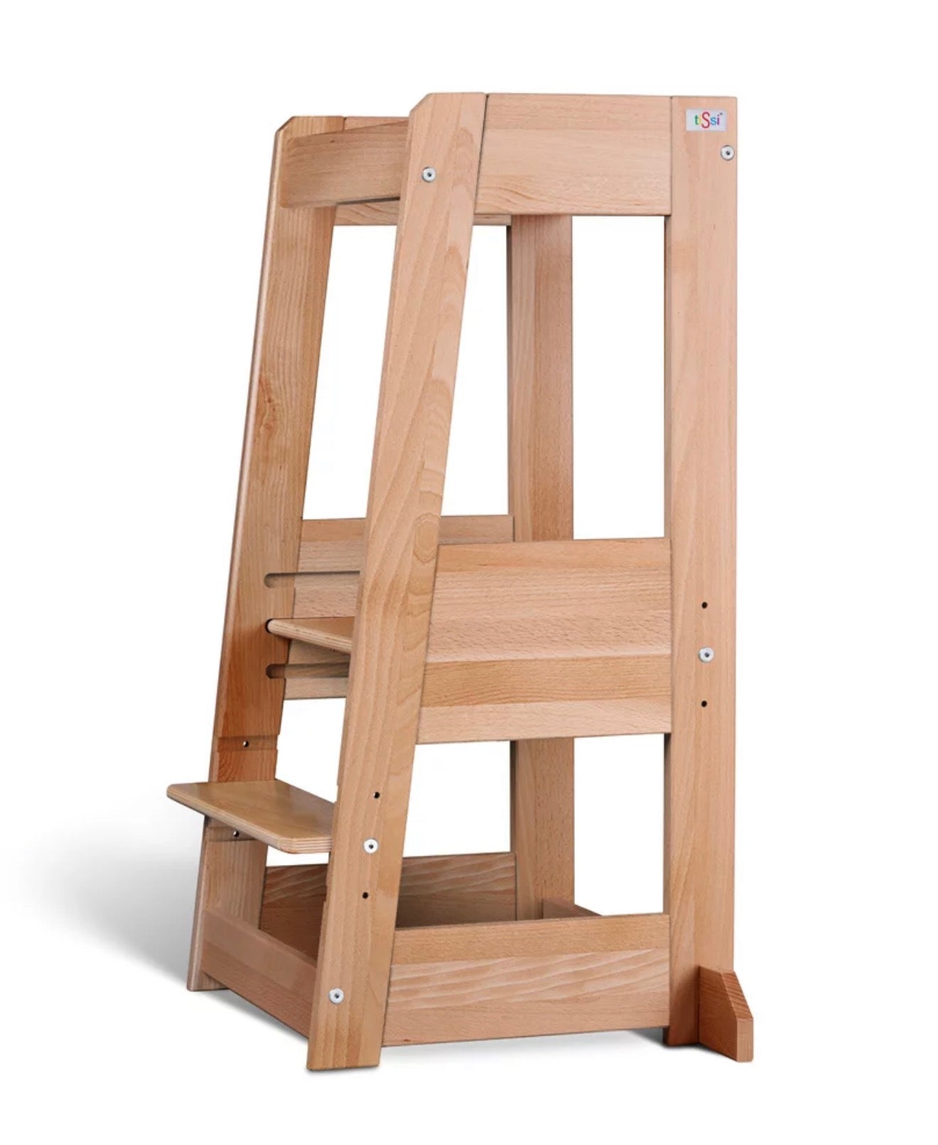 Lernturm Felix - Learning tower - Holz natur | tiSsi® by Schmatzepuffer®