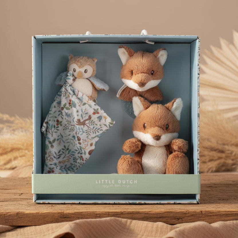 Geschenkset mit Kuscheltieren Forest Friends | Little Dutch