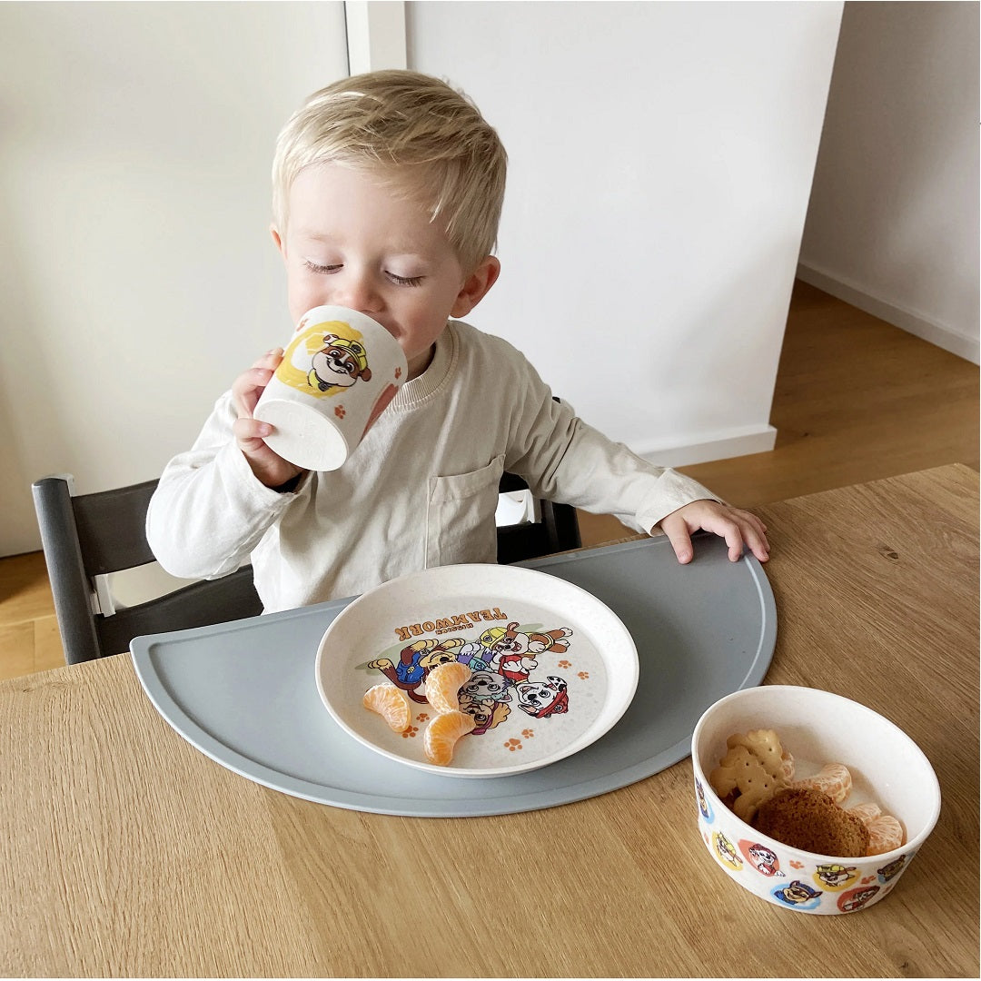 Connect Grow Paw Patrol 3-piece tableware set, sand | Koziol