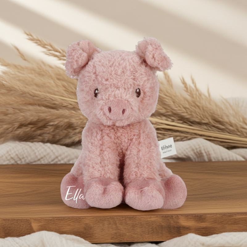 Kuscheltier Schwein Little Farm 17 cm – Kuschelfreund für Babys