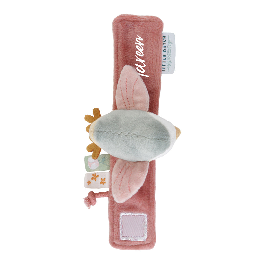 .Wrist Rattle Bird Flowers & Butterflies | Little Dutch