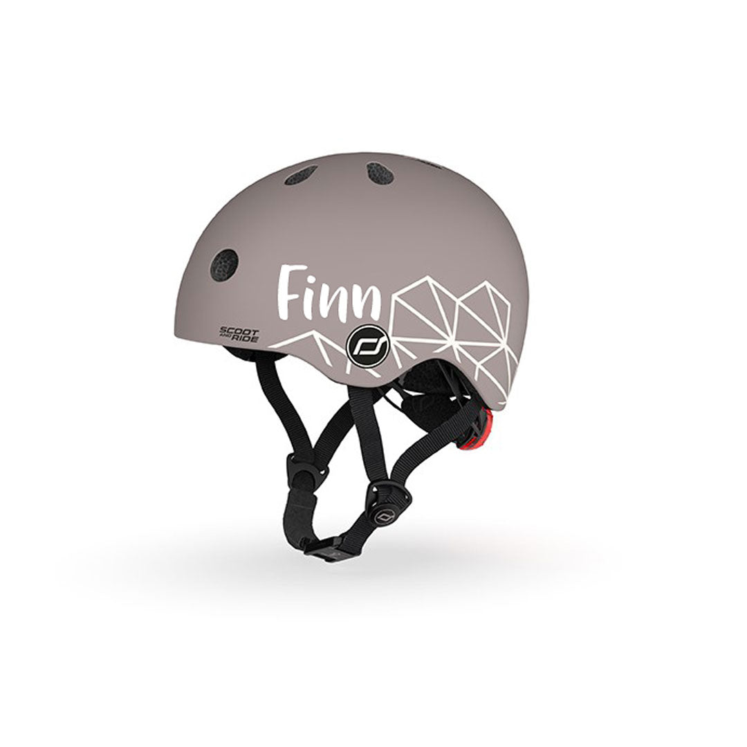 Helm XXS Graphics bruine lijnen | Scoot and ride