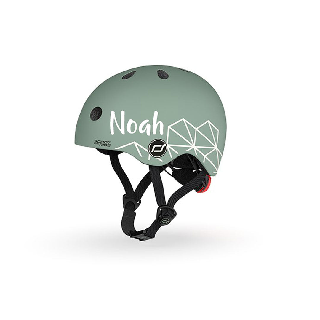Helm XXS Graphics groene lijnen | Scoot and ride