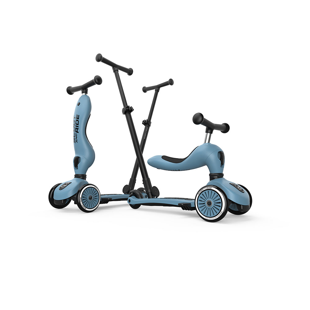 Highwaykick 1 Push & Go steel | Scoot and Ride