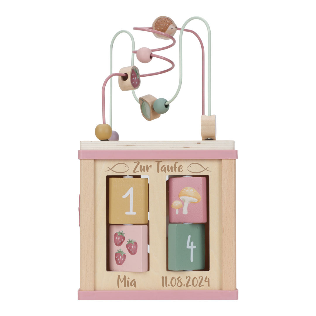 Fairy Garden Motor Skills Cube "For Baptism" | Little Dutch