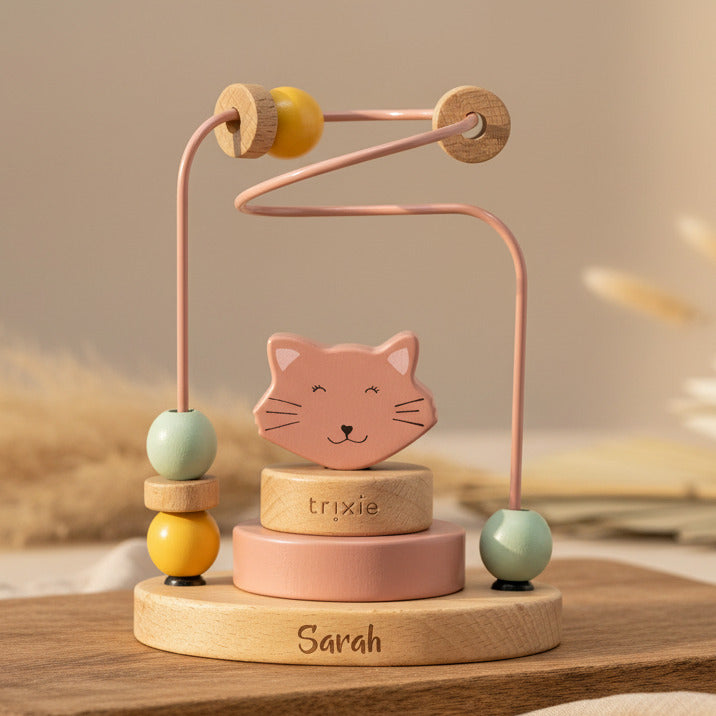 Wooden Motor Skills Loop - Woman Cat | Trixie
