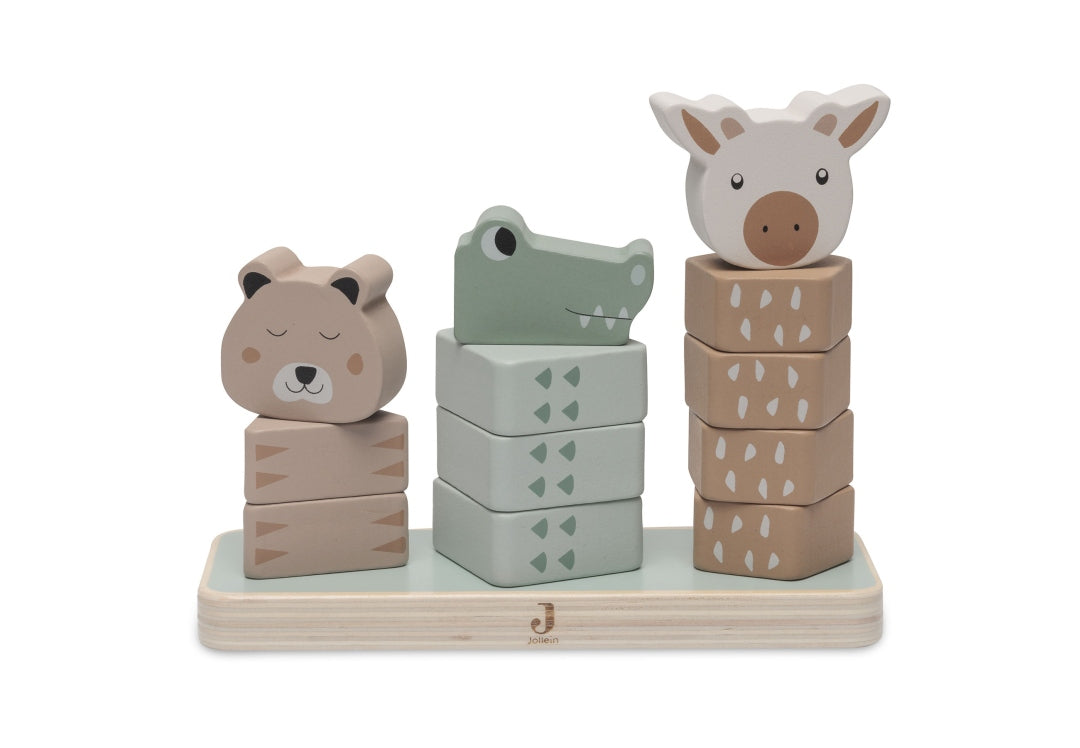 Houten stapeltoren Jungle Jambo | Jollein