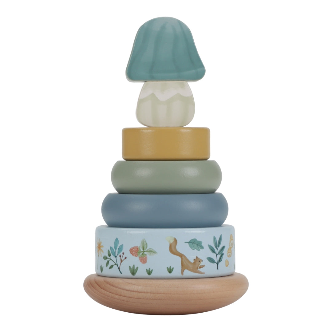 Holz-Stapelturm Forest Friends "Zur Geburt" | Little Dutch
