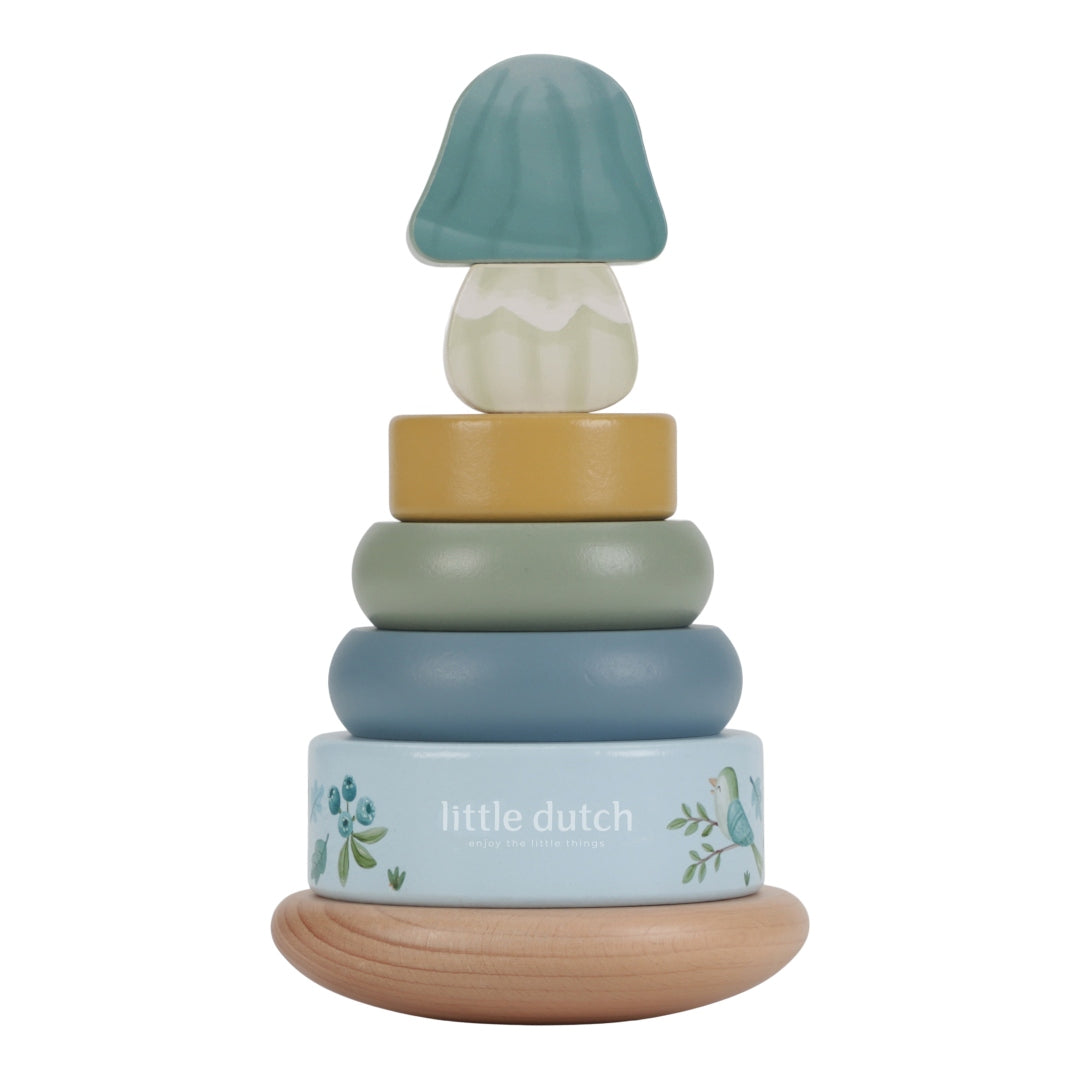 Holz-Stapelturm Forest Friends "Zur Geburt" | Little Dutch