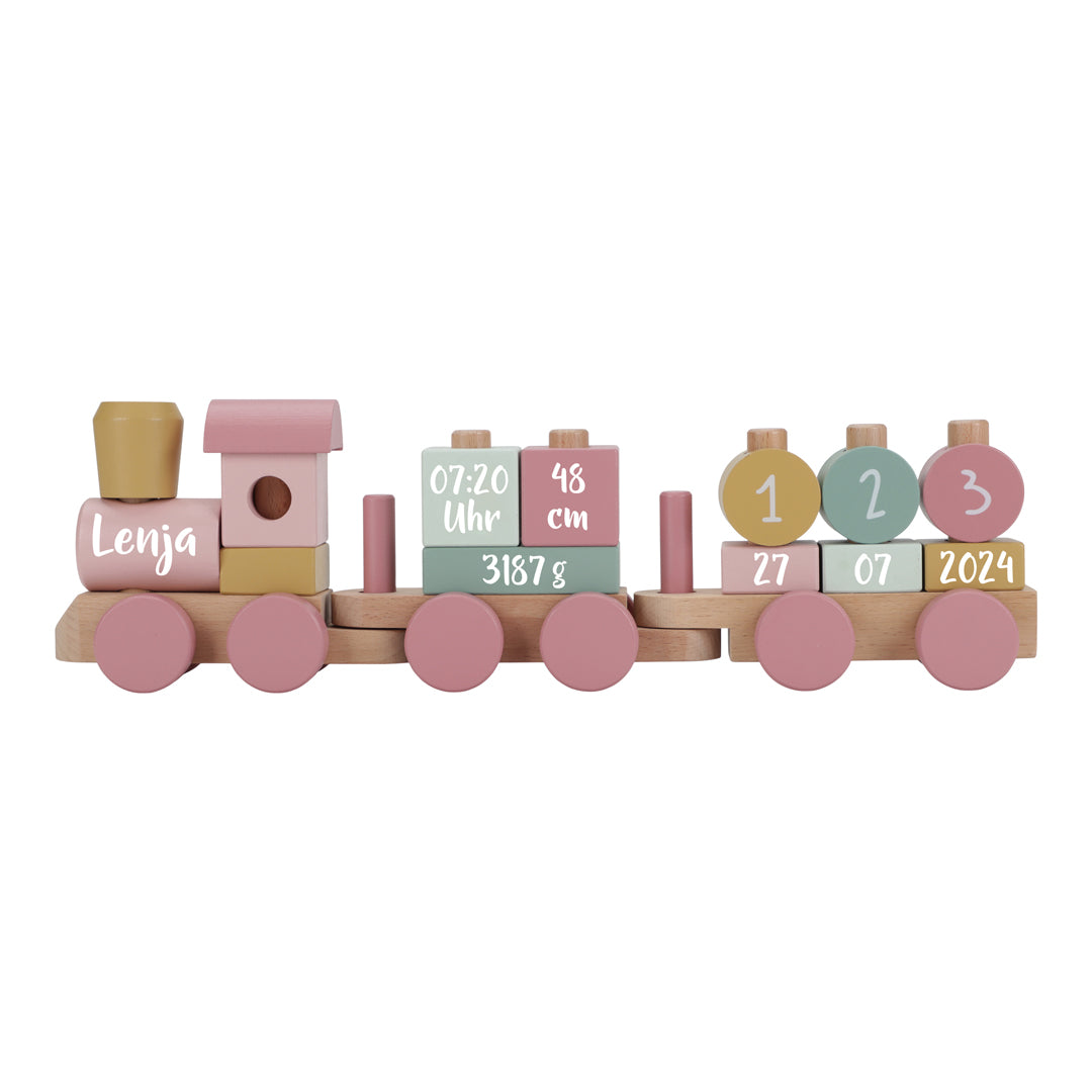 Holz-Zug Fairy Garden "Zur Geburt" | Little Dutch